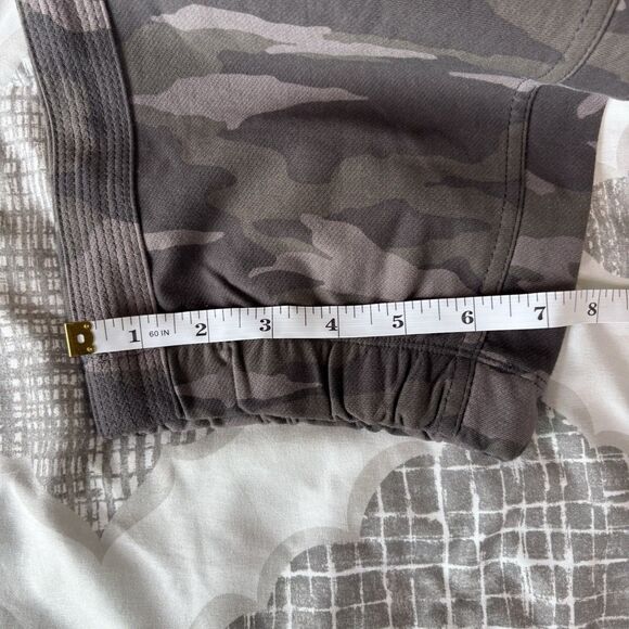 ATHLETA WOMEN'S BLACK OLIVE GREEN ELASTIC WAIST CAMO JOGGER PANTS Plus Size 22 - Picture 6 of 8